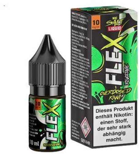 Revoltage Flex Nic Salt Liquid Overdosed Kiwi 10mg Revoltage Flex Nic Salt Liquid Overdosed Kiwi 10mg