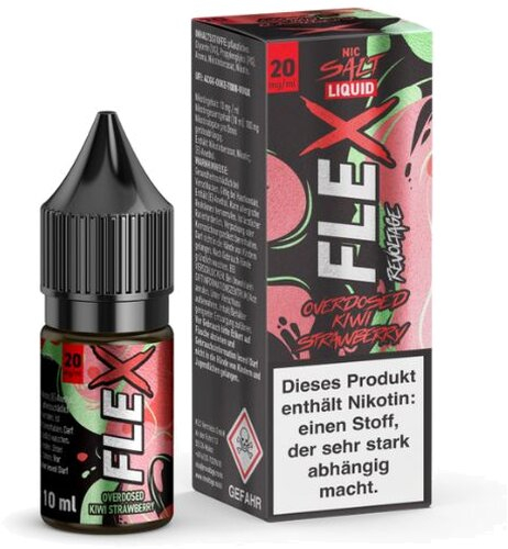 Revoltage Flex Nikotinsalzliquid Overdosed Kiwi Strawberry 20mg Revoltage Flex Nikotinsalzliquid Overdosed Kiwi Strawberry 20mg