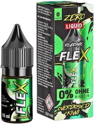 Revoltage Flex Zero Liquid Overdosed Kiwi 0mg