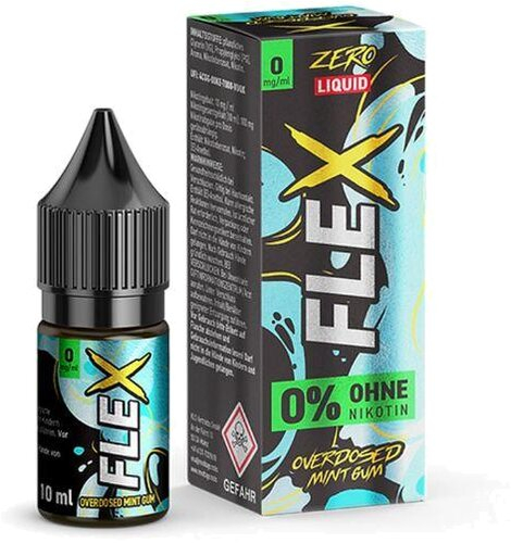 Revoltage Flex Zero Liquid Overdosed Mint Gum 0mg