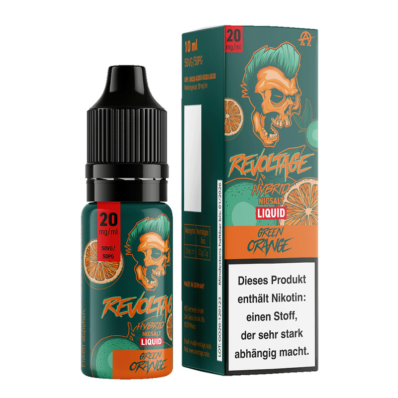 Revoltage Green Orange Nikotinsalz Liquid 10ml 20mg