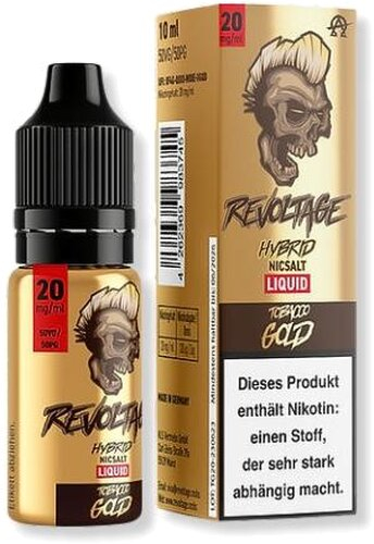 Revoltage Tobacco Gold Nikotinsalz Liquid 10ml 20mg