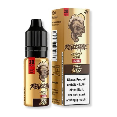 Revoltage Tobacco Gold Nikotinsalz Liquid 10ml 20mg Revoltage Tobacco Gold Nikotinsalz Liquid 10ml 20mg