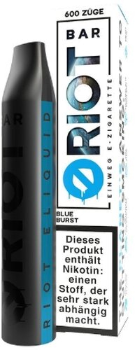 Riot Bar Vape Blue Burst Einweg E-Shisha 20mg Riot Bar Vape Blue Burst Einweg E-Shisha 20mg