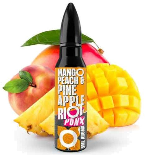 Riot Squad Originals Punx Mango, Pfirsich, Ananas Aroma 5ml Riot Squad Originals Punx Mango, Pfirsich, Ananas Aroma 5ml