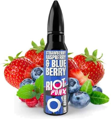 Riot Squad Originals Strawberry, Raspberry, Blueberry Aroma 5ml Riot Squad Originals Strawberry, Raspberry, Blueberry Aroma 5ml