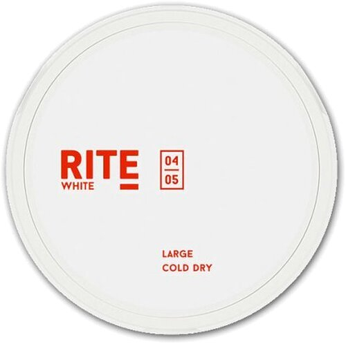 RITE Cold Dry White Large Chewing Bags Kautabak
