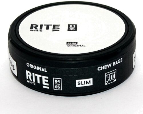 RITE Original White Slim Chewing Bags Kautabak
