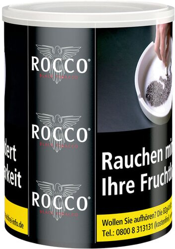 Rocco Tabak Black (ehem. Zware) 130g Dose Feinschnitt