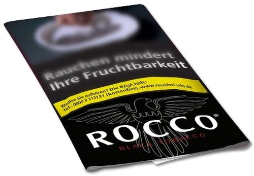Rocco Tabak Black (ehem. Zware) 38g Päckchen Feinschnitt Rocco Tabak Black (ehem. Zware) 38g Päckchen Feinschnitt