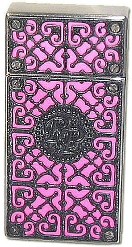 Rocky Patel RP Burn Feuerzeug Pink-Black Rocky Patel RP Burn Feuerzeug Pink-Black