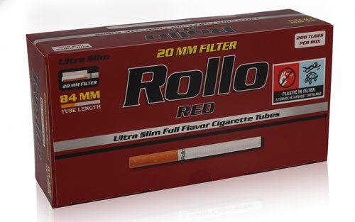 Rollo Red Ultra Slim Full Flavor Filterhülsen 200 Stk.