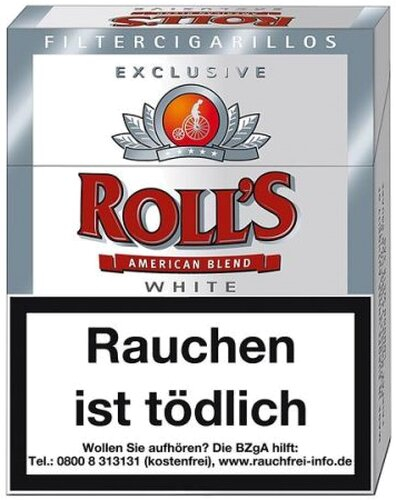 Rolls Filter Zigarillos White Exclusive Naturdeckblatt Rolls Filter Zigarillos White Exclusive Naturdeckblatt