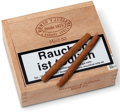 Romeo y Julieta Mini Zigarillos 50 Stk Romeo y Julieta Mini Zigarillos 50 Stk