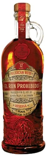 Ron Prohibido Rum Gran Reserva Solera 12 Finest Blended 40 % Vol. Alkohol Ron Prohibido Rum Gran Reserva Solera 12 Finest Blended 40 % Vol. Alkohol