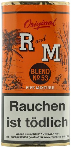 Rum and Maple Pfeifentabak R and M - 50g Päckchen Rum and Maple Pfeifentabak R and M - 50g Päckchen