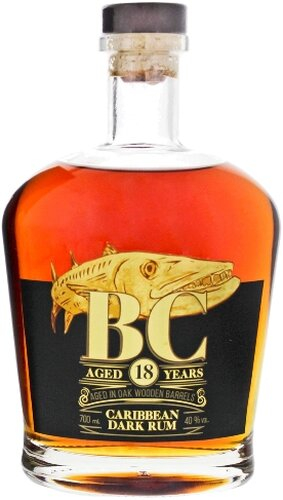 Rum BC Caribbean Dark 18 Jahre 40% Vol.