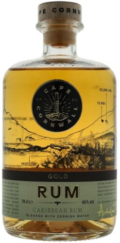 Cape Cornwall Rum Gold 40% Vol. Cape Cornwall Rum Gold 40% Vol.