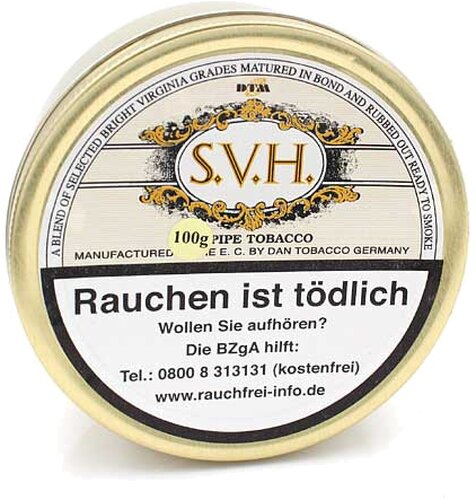 S. V. H. Pfeifentabak 100g Dose S. V. H. Pfeifentabak 100g Dose