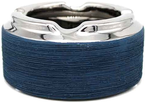 Salon-Ascher rund Keramik Betonoptik blau Salon-Ascher rund Keramik Betonoptik blau