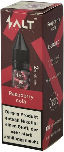 Salt Liquid Raspberry Cola 20mg/ml 10ml Salt Liquid Raspberry Cola 20mg/ml 10ml