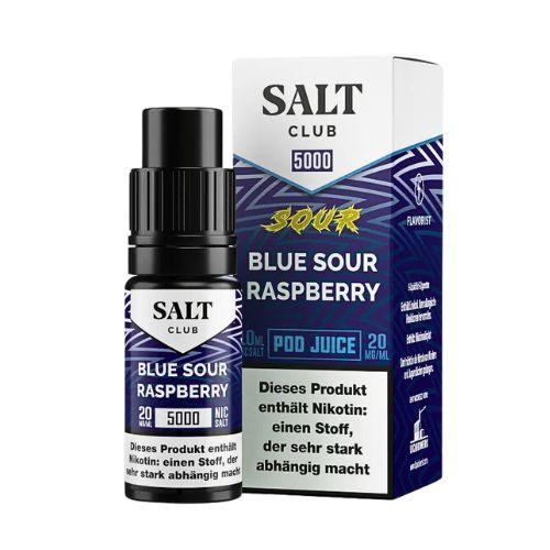 Salt Club 5000 Nikotinsalz Liquid Blue Sour Raspberry 20mg