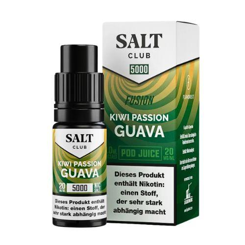 Salt Club 5000 Nikotinsalz Liquid Fusion Kiwi Passion Guava 20mg