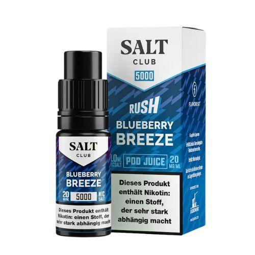 Salt Club 5000 Nikotinsalz Liquid Rush Blueberry Breeze 20mg