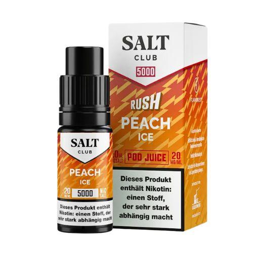 Salt Club 5000 Nikotinsalz Liquid Rush Peach Ice 20mg