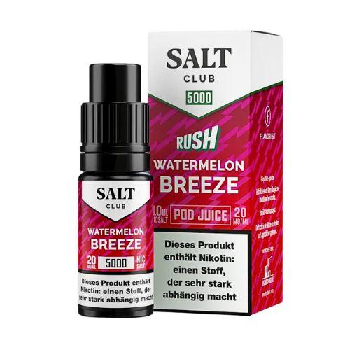 Salt Club 5000 Nikotinsalz Liquid Rush Watermelon Breeze 20mg