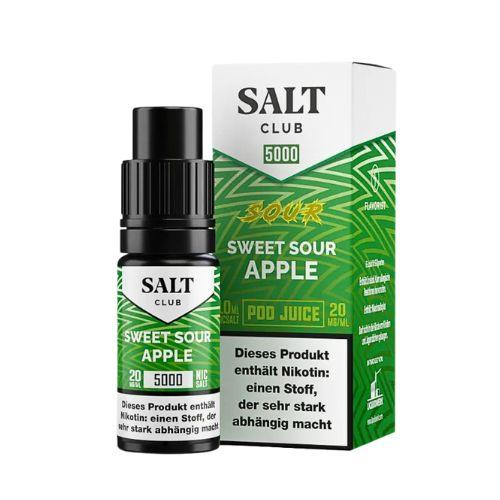 Salt Club 5000 Nikotinsalz Liquid Sweet Sour Apple 20mg