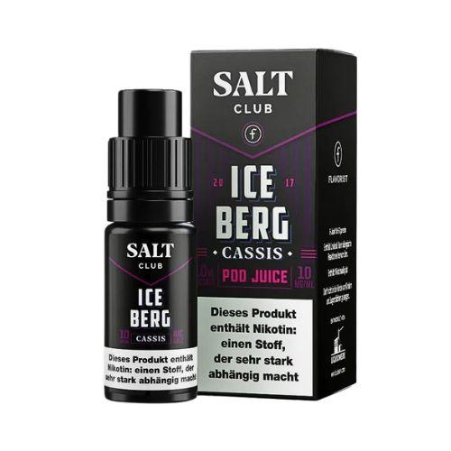 Salt Club Nikotinsalz Liquid Ice Berg Cassis10mg
