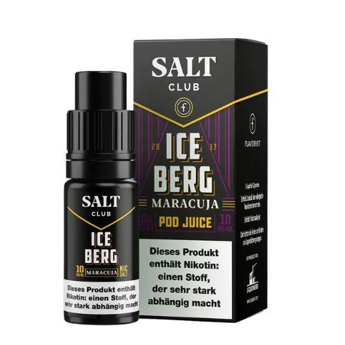 Salt Club Nikotinsalz Liquid Ice Berg Maracuja 10mg