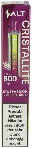 SALT Cristallite Kiwi Passionsfrucht Guava E-Zigarette 20mg SALT Cristallite Kiwi Passionsfrucht Guava E-Zigarette 20mg
