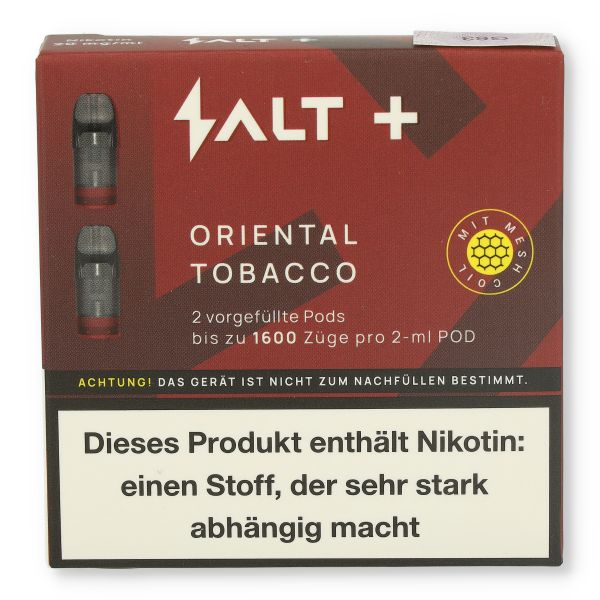 Salt Plus Oriental Tobacco Prefilled Pods 2x2ml 20mg