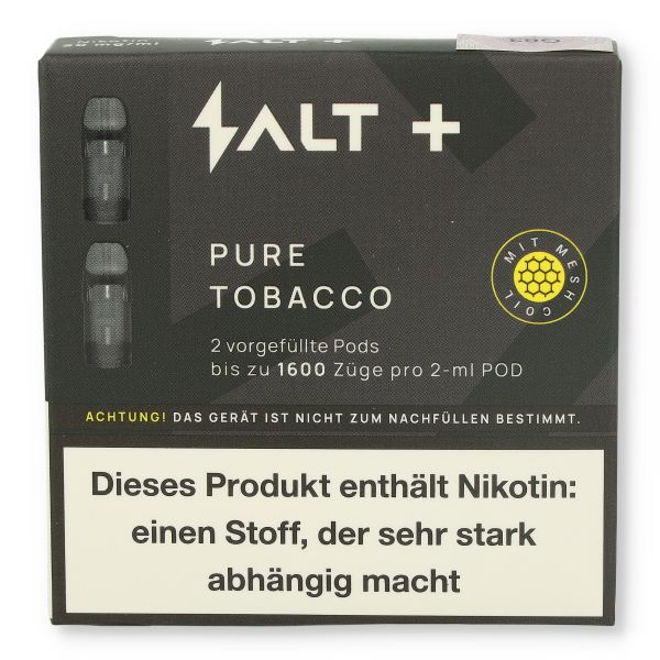 Salt Plus Pure Tobacco Prefilled Pods 2x2ml 20mg