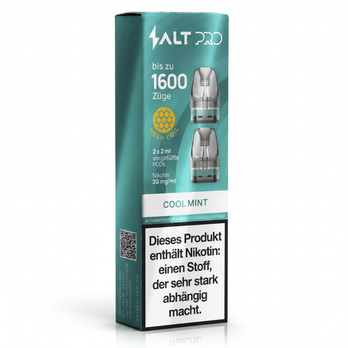 Salt Pro Prefilled Pods Cool Mint 2x2ml 20mg
