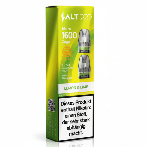 Salt Pro Prefilled Pods Lemon & Lime 2x2ml 20mg