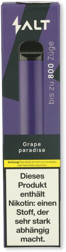 SALT SWITCH Grape-Paradise-Aroma Einweg e-Zigarette 20mg SALT SWITCH Grape-Paradise-Aroma Einweg e-Zigarette 20mg