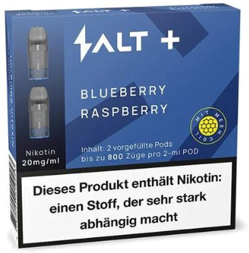 Salt Plus Blueberry Raspberry Prefilled Pods 2x2ml 20mg
