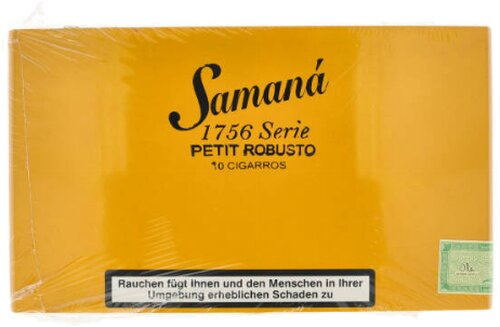 Samana 1756 Petite Robusto Zigarren 10er Kiste Samana 1756 Petite Robusto Zigarren 10er Kiste