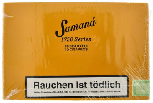 Samana 1756 Robusto Zigarren 10er Kiste Samana 1756 Robusto Zigarren 10er Kiste