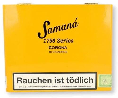 Samana 1756 Series Corona Zigarren 10 Stk. Samana 1756 Series Corona Zigarren 10 Stk.