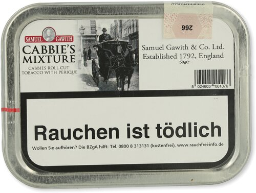 Samuel Gawith Cabbies Mixture Pfeifentabak 50g Dose Samuel Gawith Cabbies Mixture Pfeifentabak 50g Dose