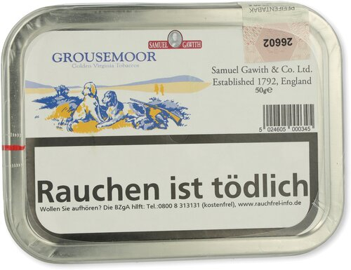 Samuel Gawith Grousemoor Pfeifentabak 50g Dose