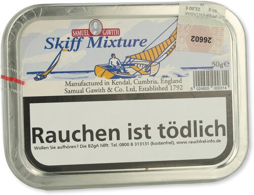 Samuel Gawith Skiff Mixture Pfeifentabak 50g Dose Samuel Gawith Skiff Mixture Pfeifentabak 50g Dose
