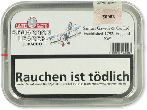 Samuel Gawith Squadron Leader Pfeifentabak 50g Dose