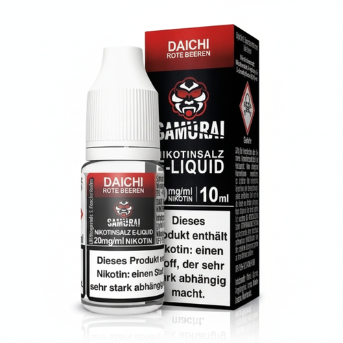 Samurai Nikotinsalz Liquid Daichi Rote Beeren 20mg