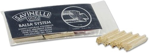 Savinelli Balsaholzfilter für Pfeife 9mm 15Stk.