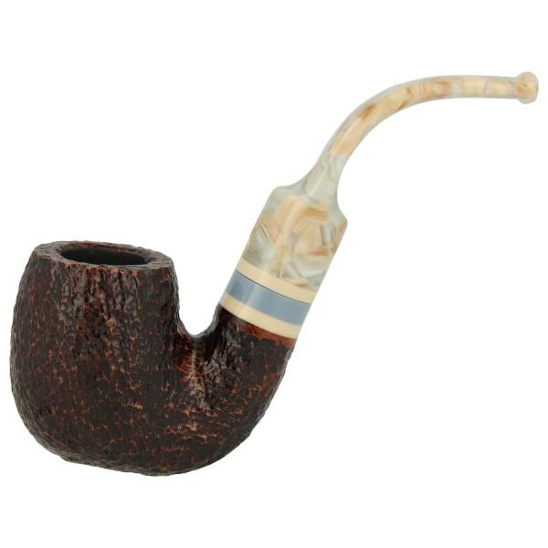 Savinelli Pfeife Sasso Rustic 614 Braun